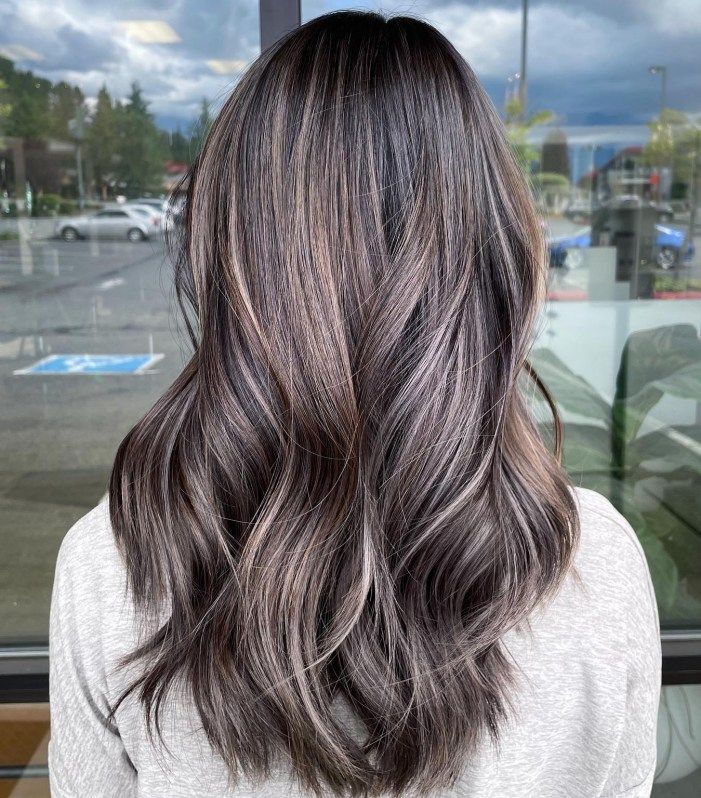 Ash Brown Balayage trend 2025