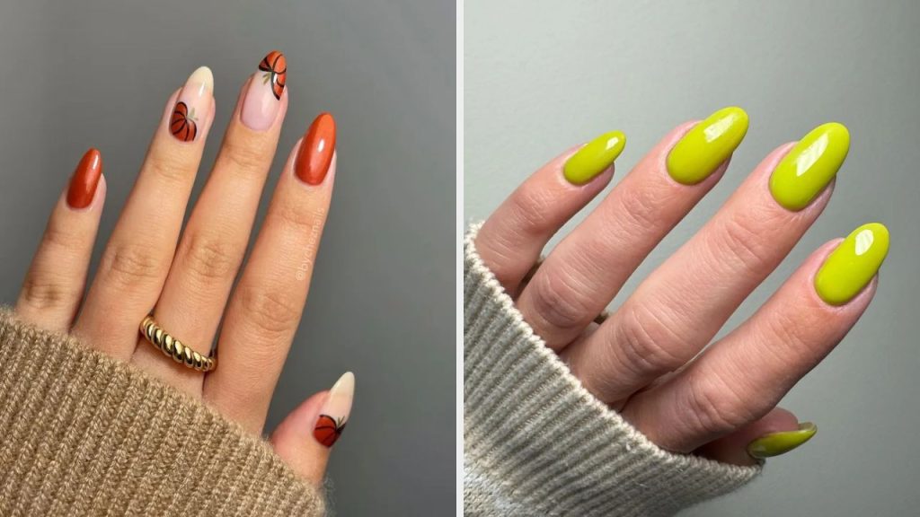 Gel Nail Designs for October