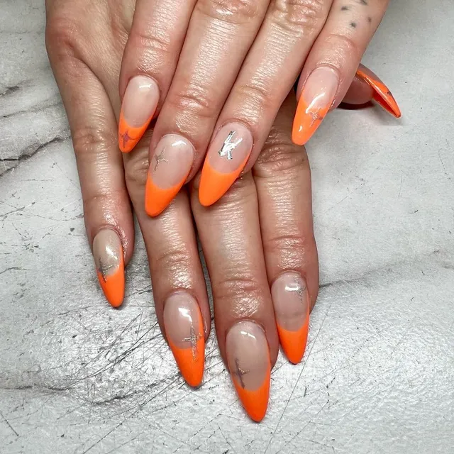 Neon Orange French