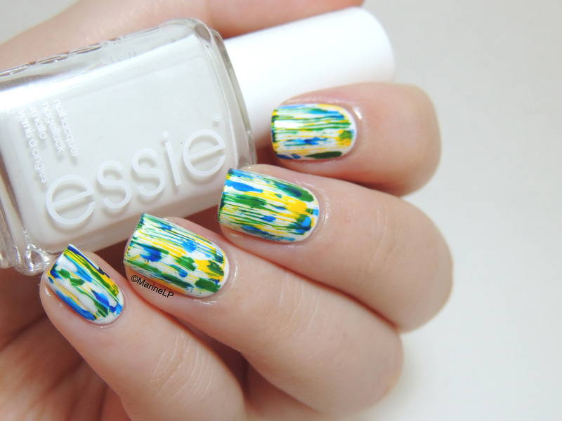 nail art brazil white