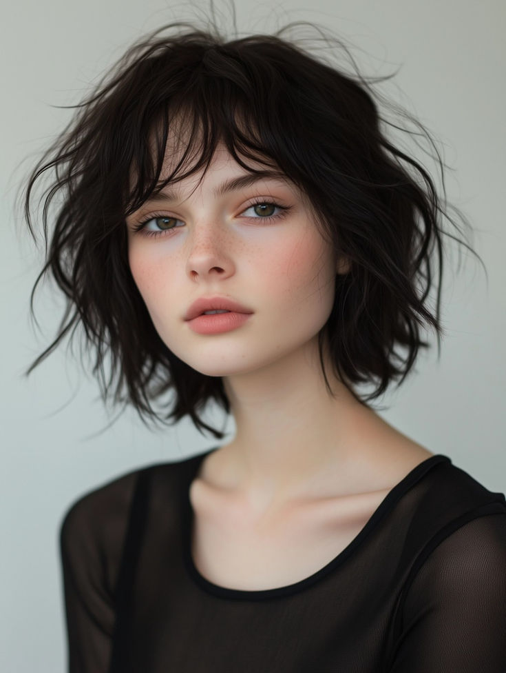 Grunge Bob hair cut 2025