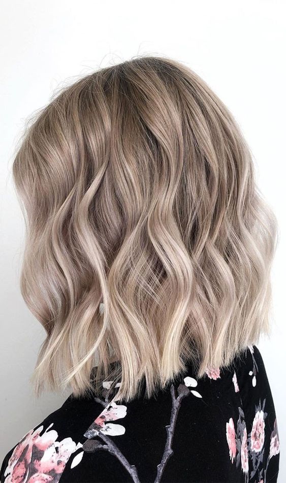 Light mushroom blonde hair