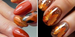 Nail Art Inspired by Autumn Tones