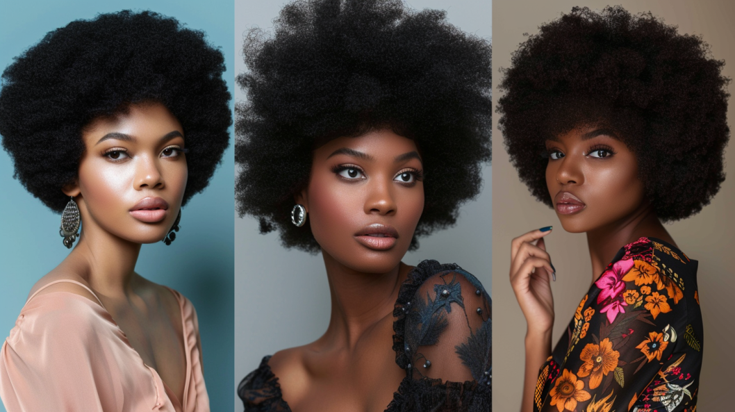 Short Layered Afro