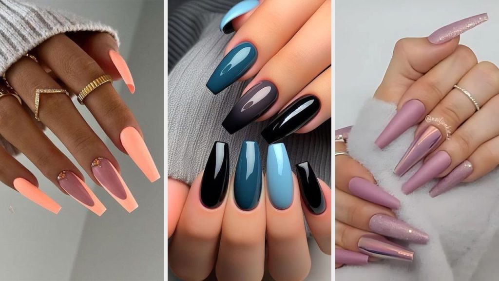 acrylic coffin nails designs for 2025