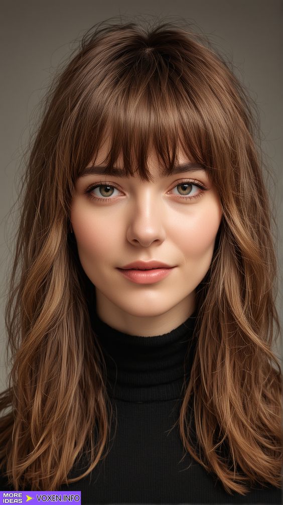 Wispy Layers with Light Bangs