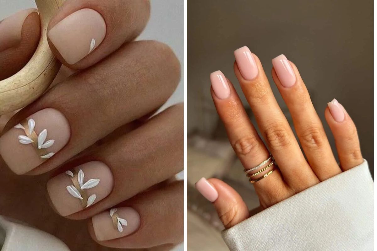 Minimalist monochromatic nails