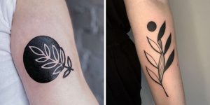 negative space tattoos