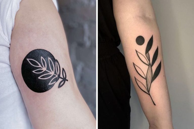 negative space tattoos