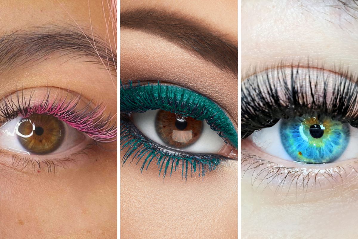 runway bold mascara looks