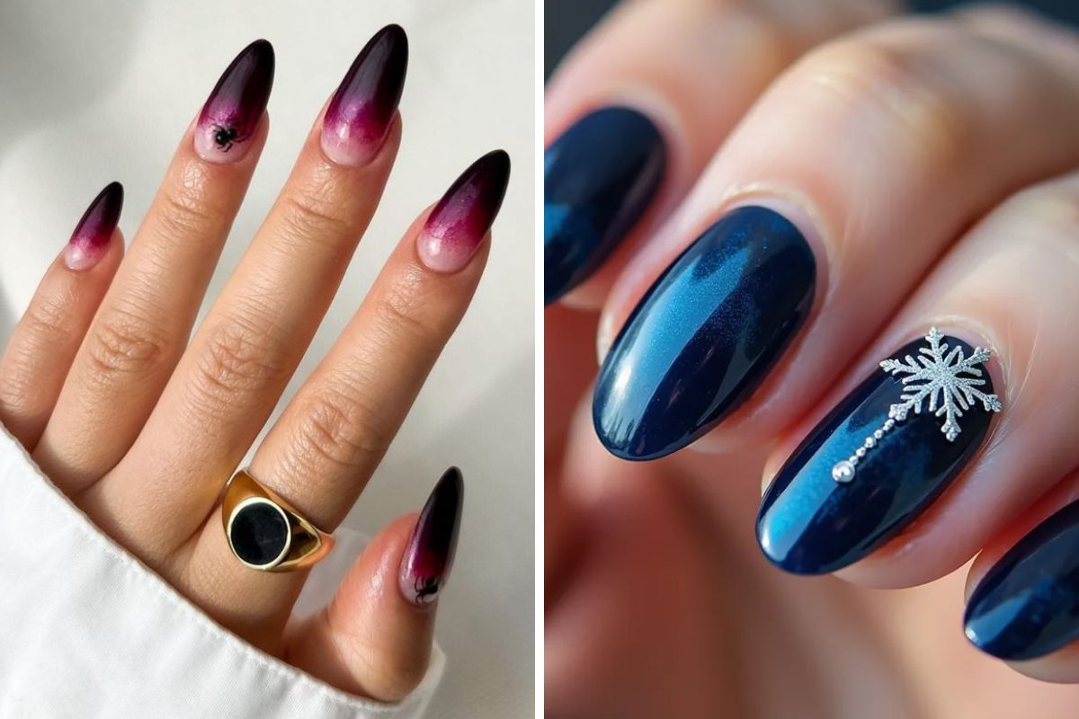 sculptural nail accents