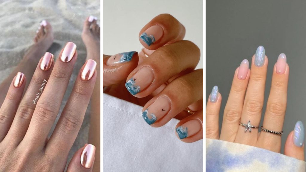 Beach nails 2025 forecast reveals ultra-minimalist coastal trend