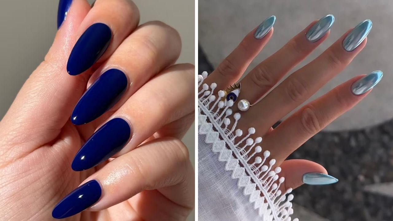 blue nail designs