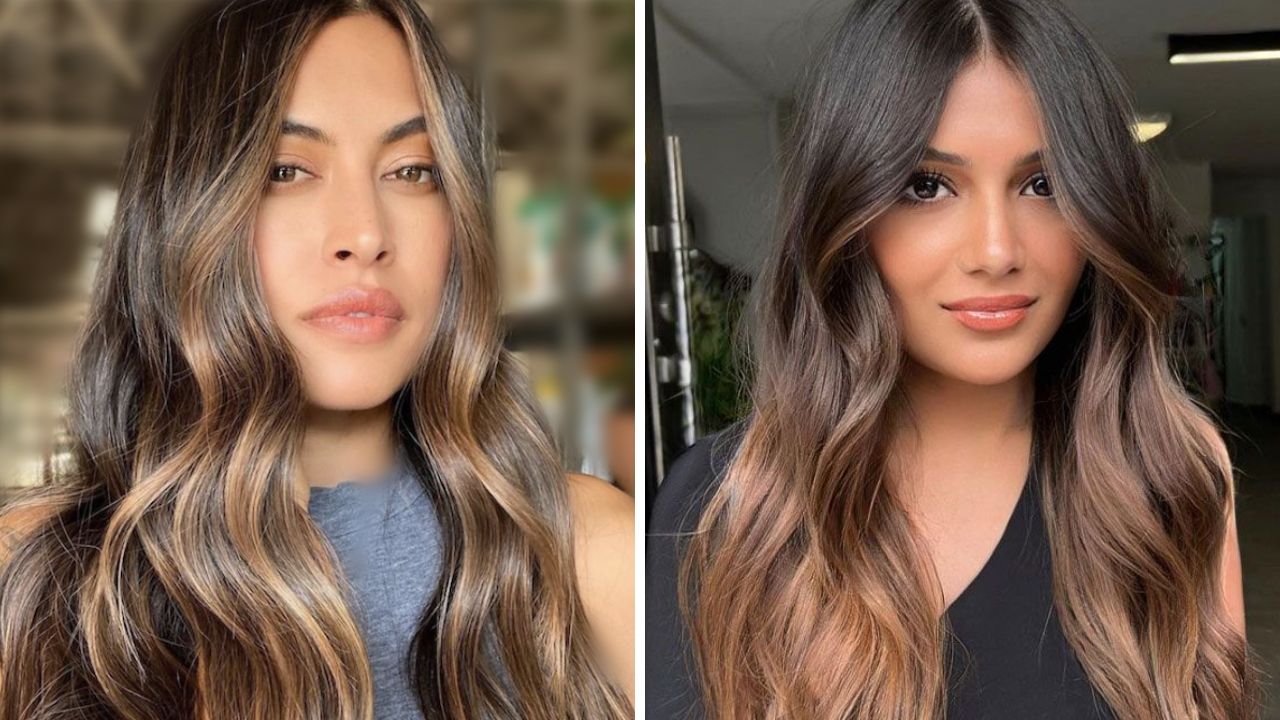 bronze ombré hair color