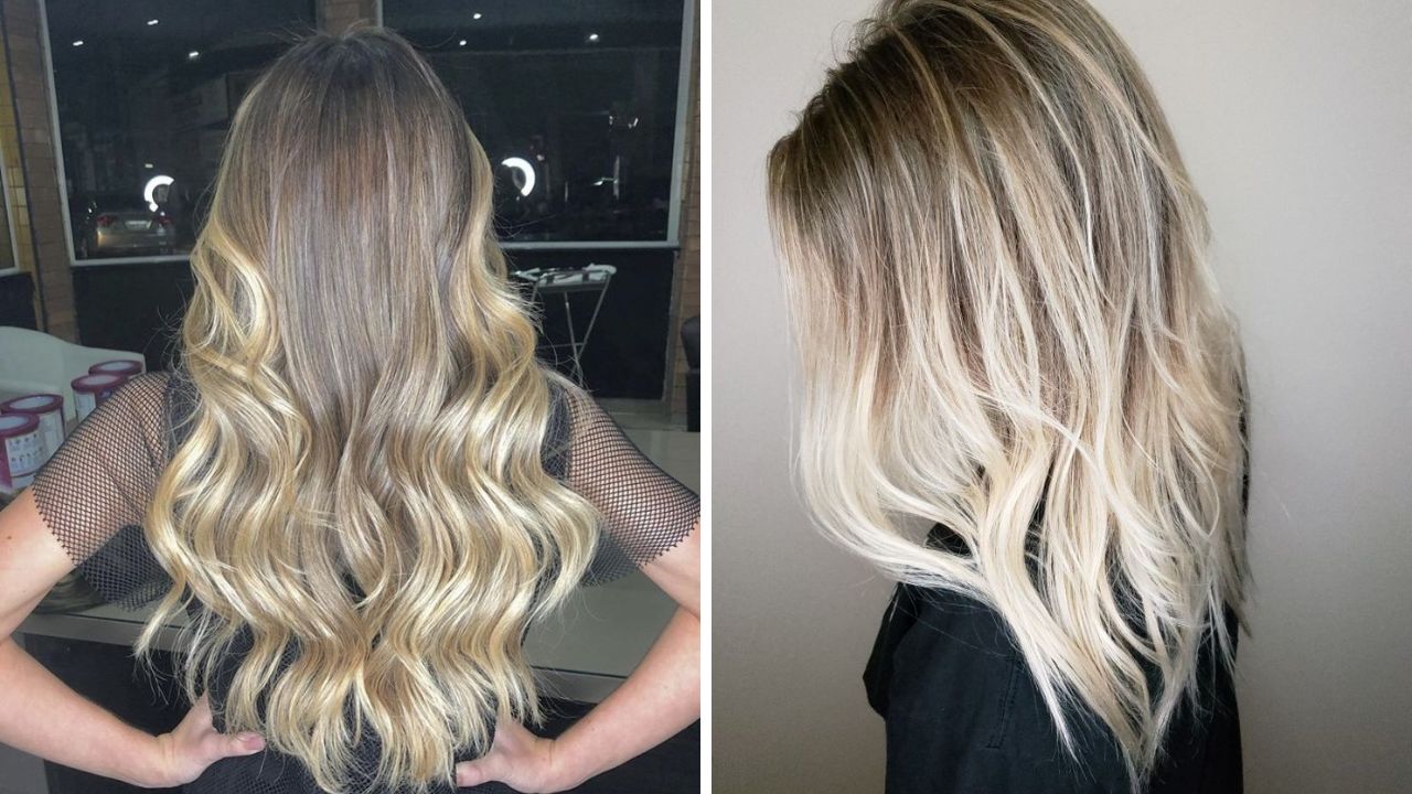 butter blonde ombre hair