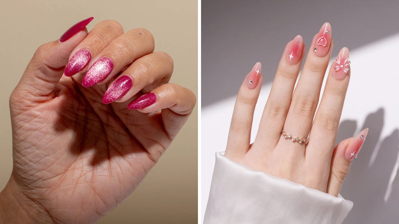 cutting-edge pink nail techniques