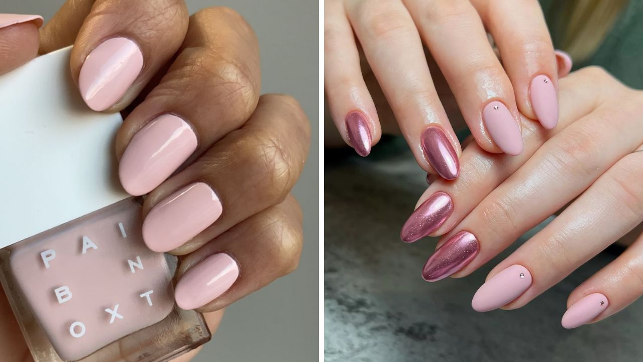 emerging pink nail color palettes