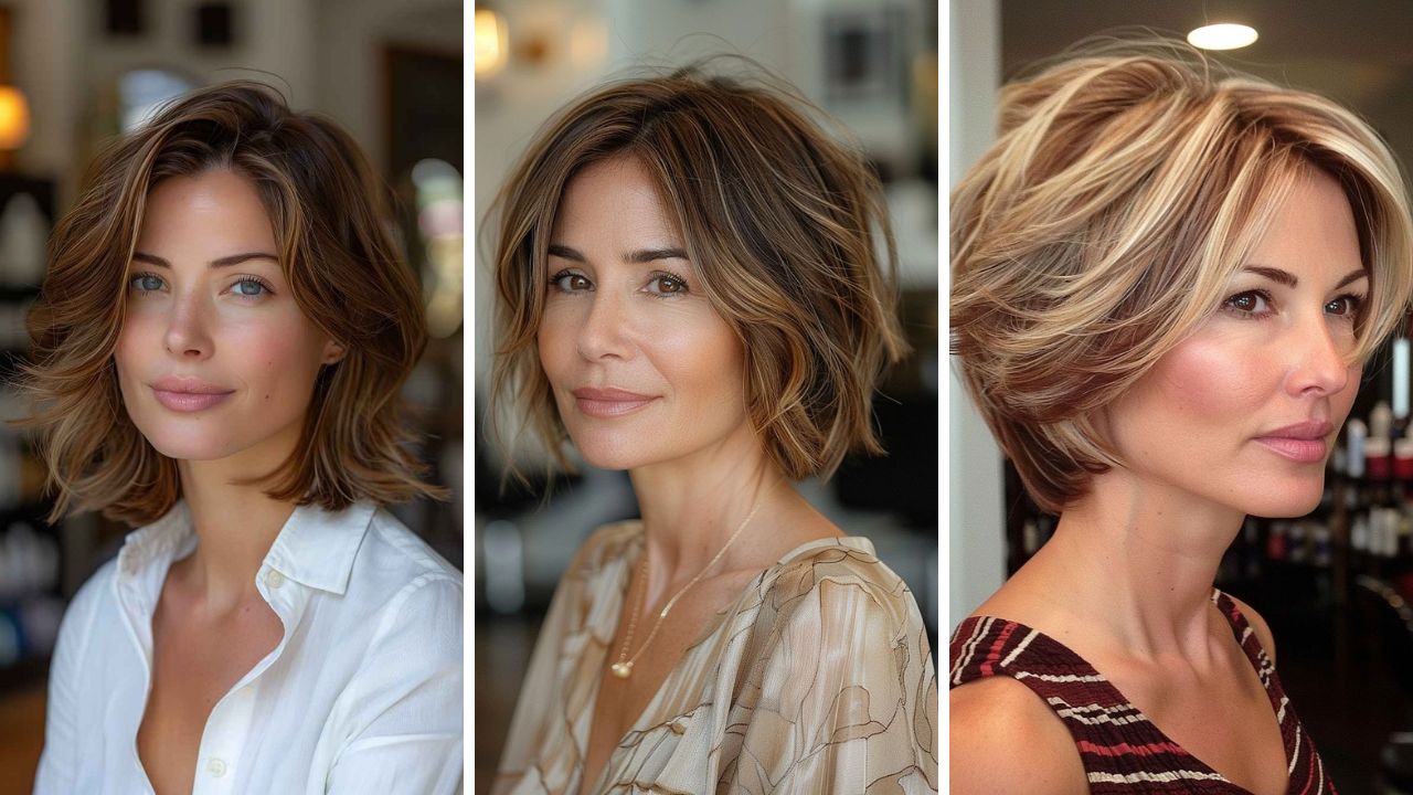 layered bob hairstyle 2025