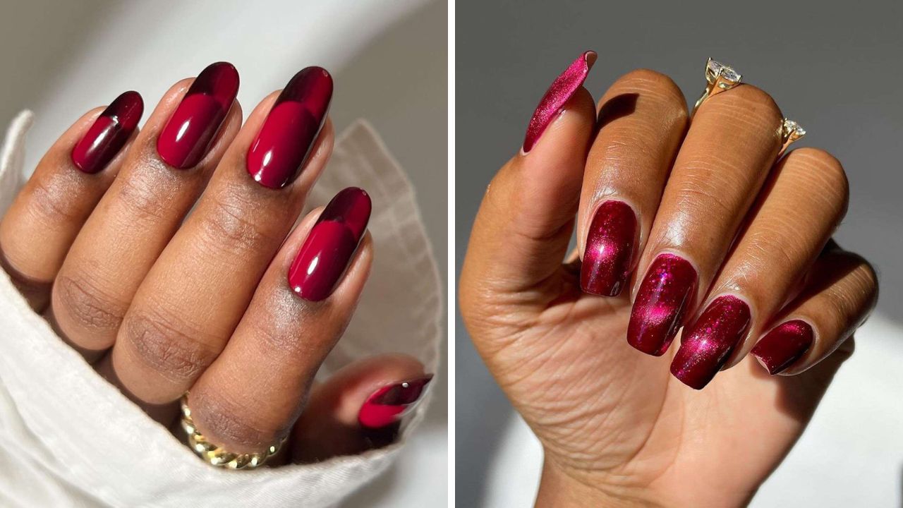 red manicure techniques