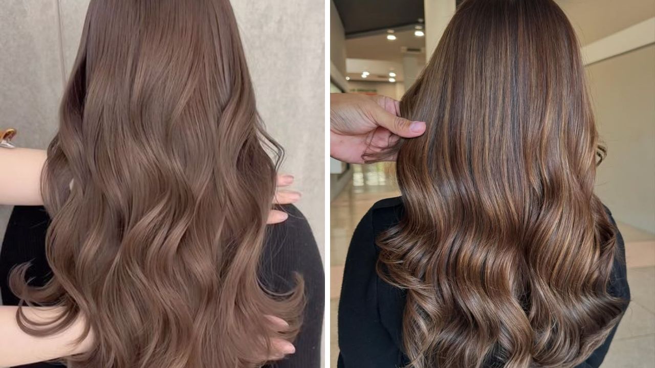 Mocha Mousse hair color