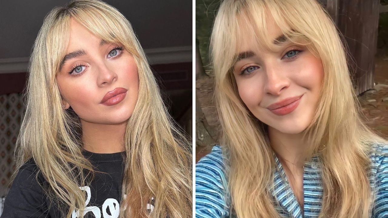 Sabrina Carpenter bangs