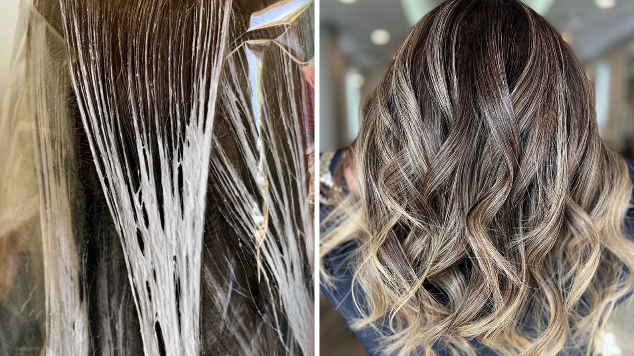 balayage hair painting technique