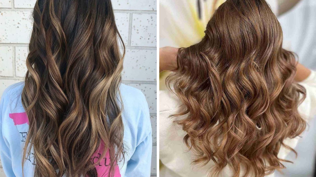 caramel balayage hair ideas