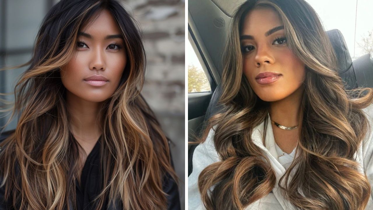 caramel balayage hair trend