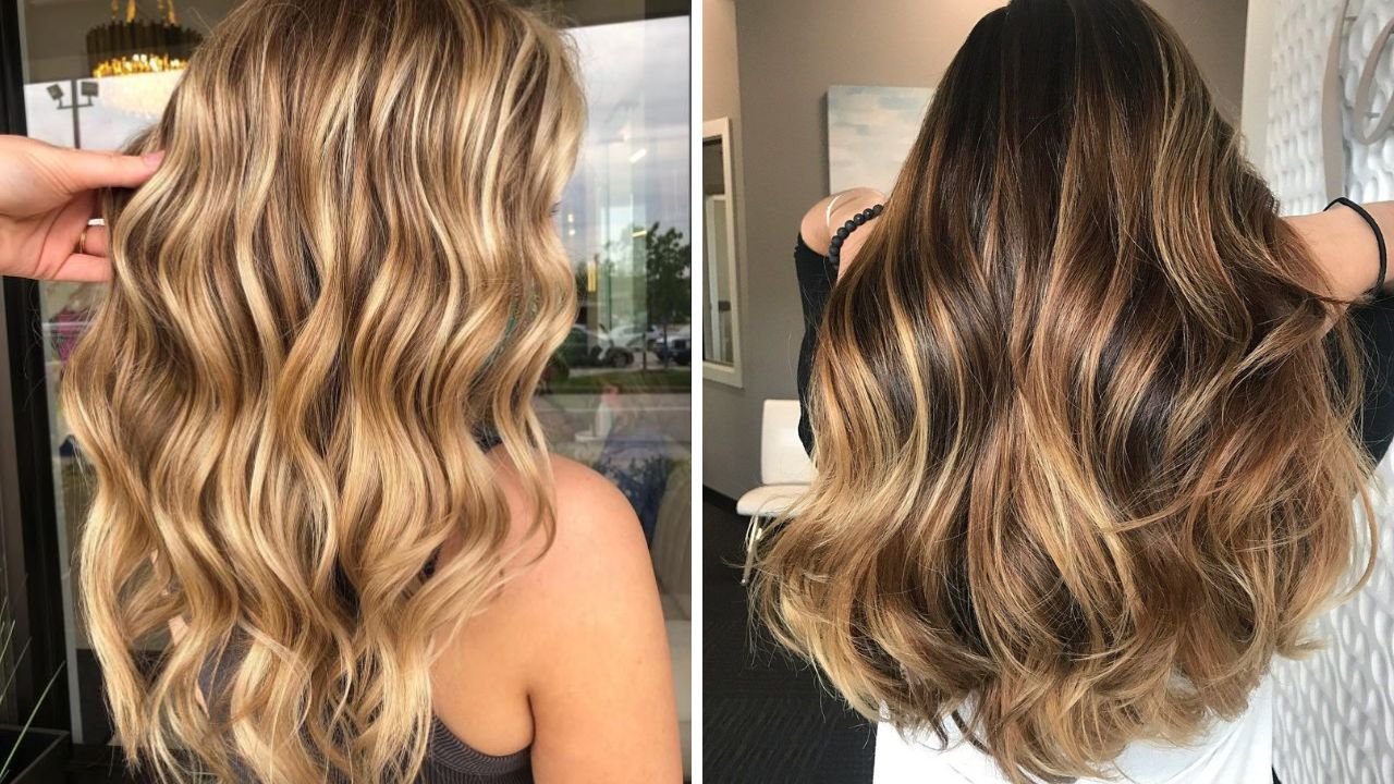 honey blonde balayage