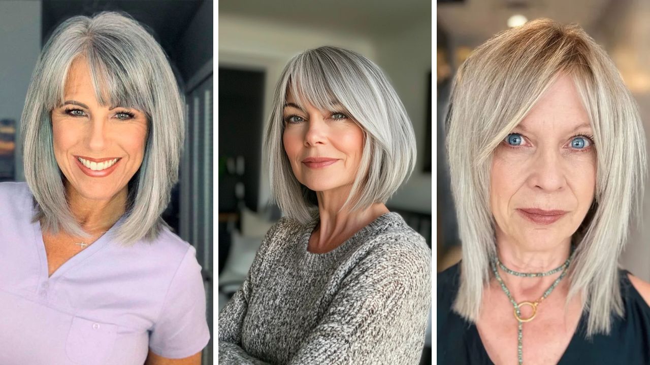 ideas of bangs for mature women