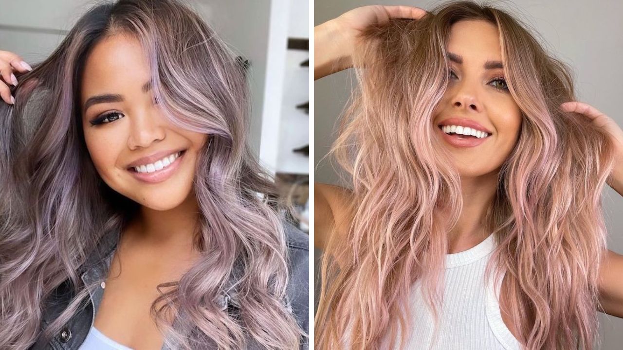 pastel blend balayage trends