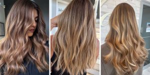 Caramel Honey Balayage trend 2025