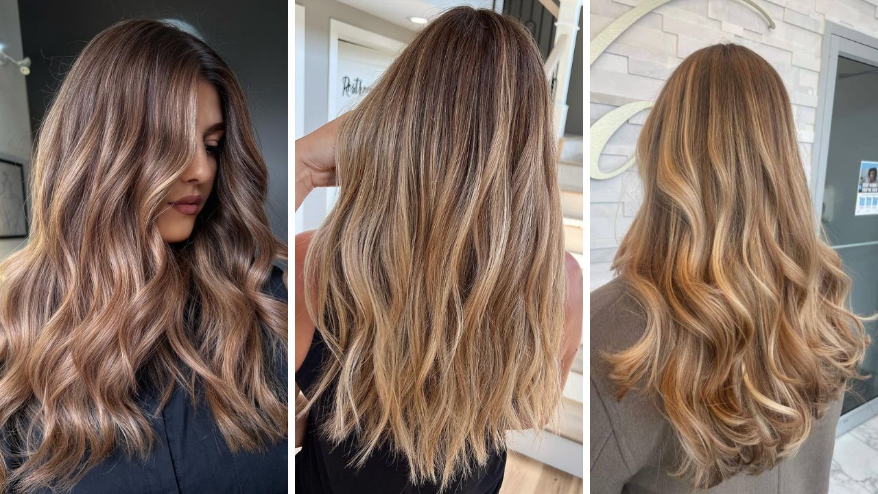 Caramel Honey Balayage trend 2025