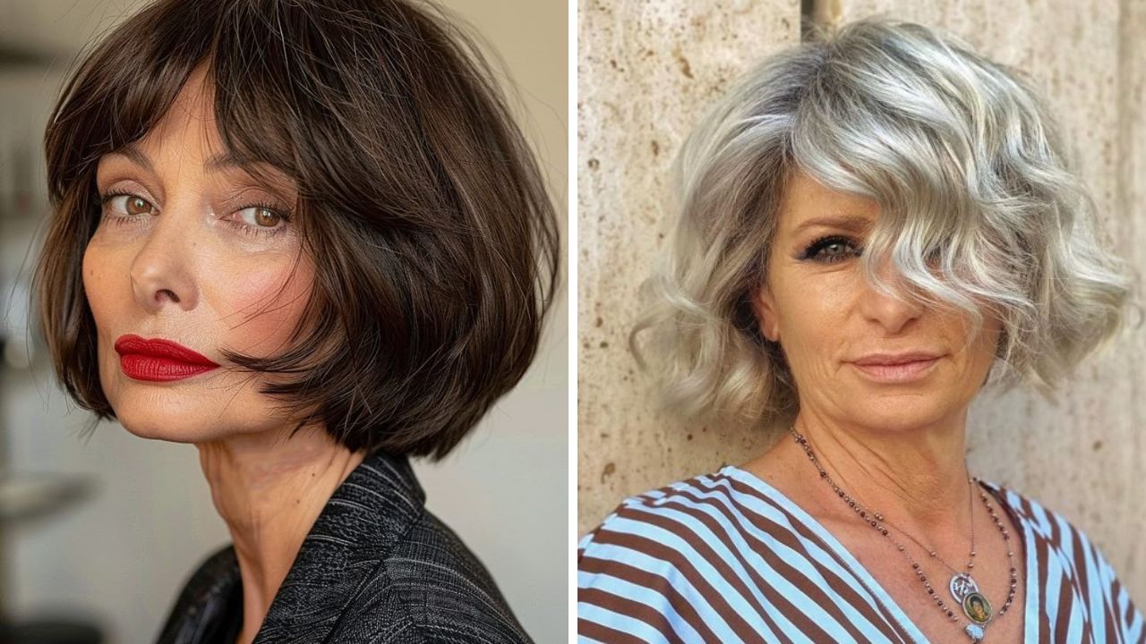 French Bob for women over 40