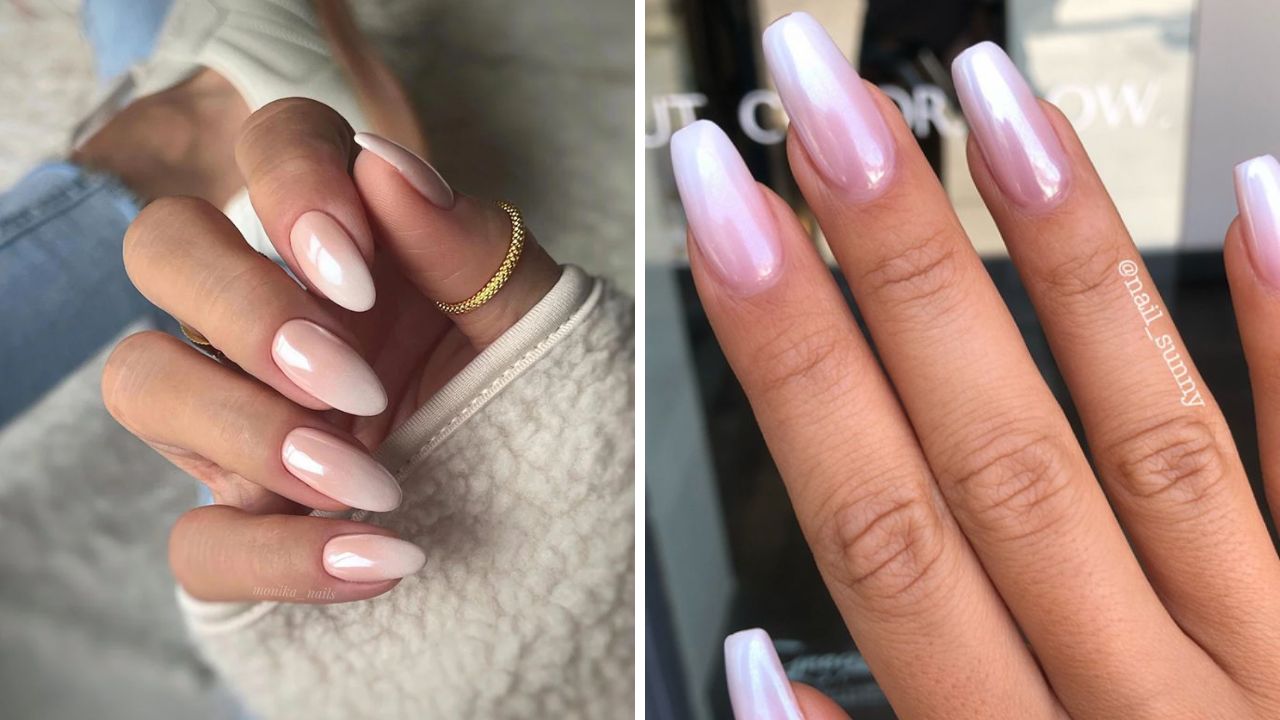 Pastel Glazed Ombré nails