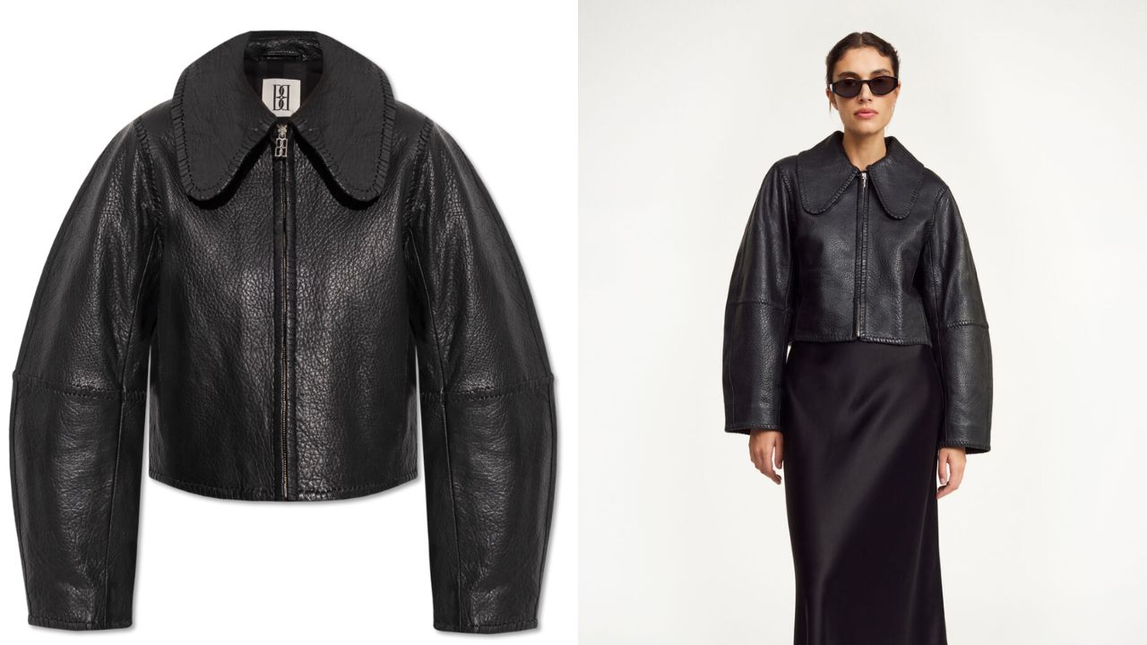 Rowani Lamb Leather Jacket from By Malene Birger