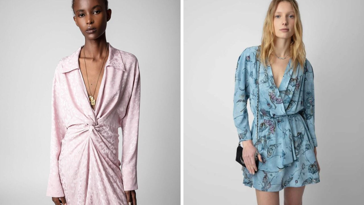 Zadig & Voltaire 100% silk dresses