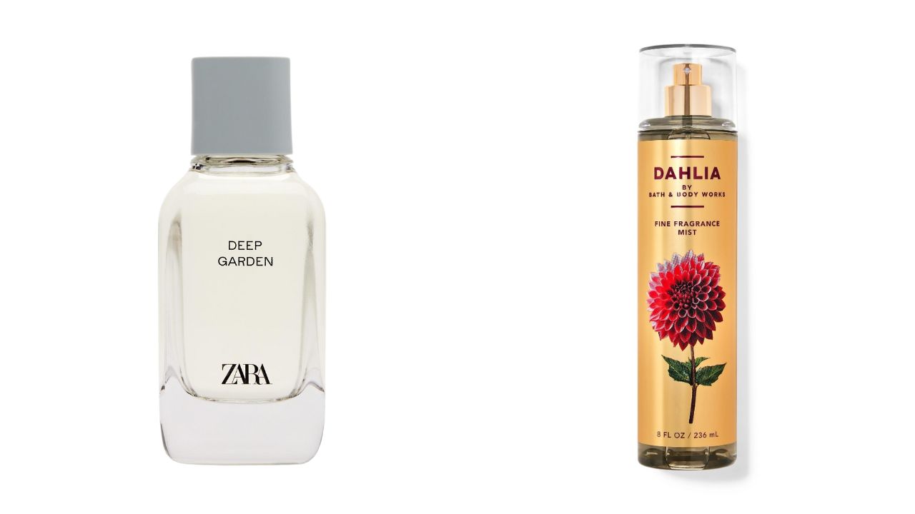 Zara Deep Garden and Bath & Body Works Dahlia