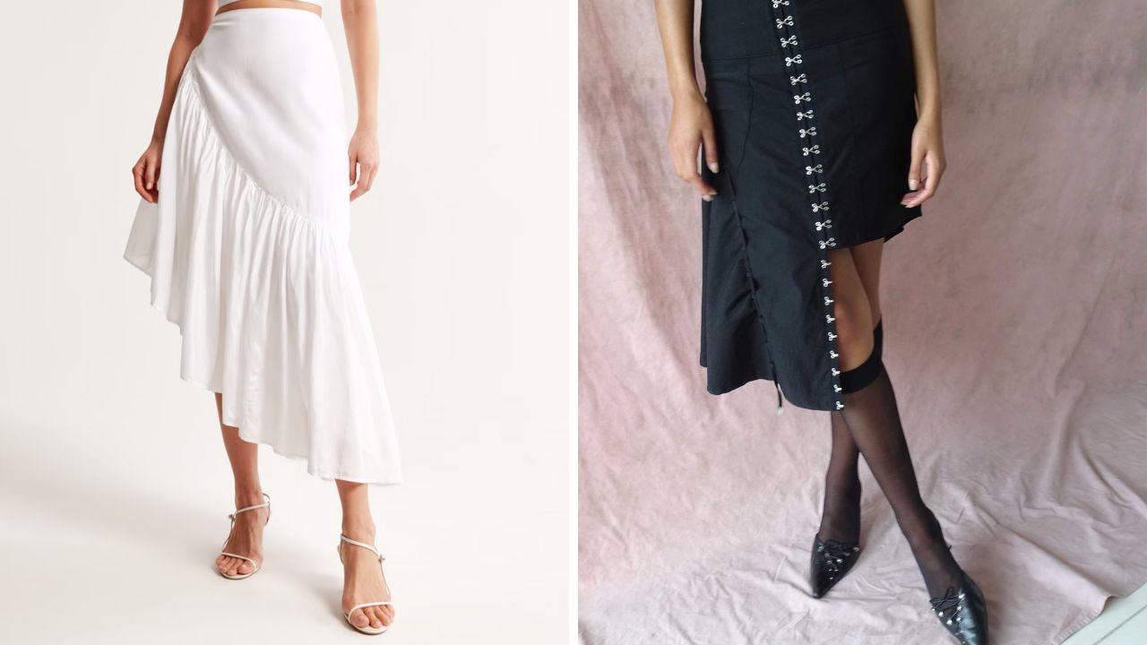 asymmetrical skirts