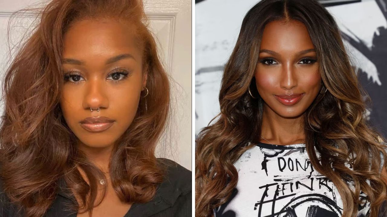 caramel brown hair color for black women