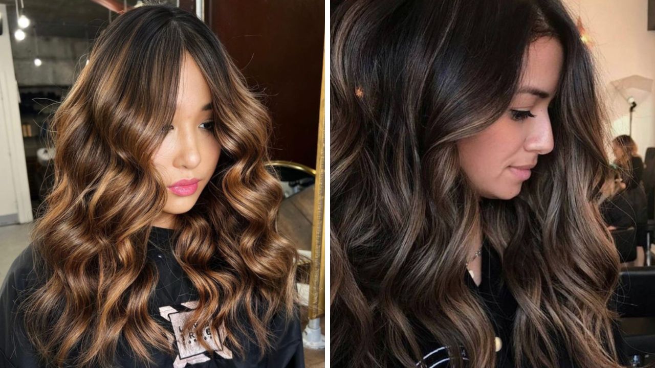 chocolate balayage trend 2025