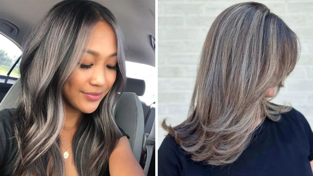 gray hair blending technique