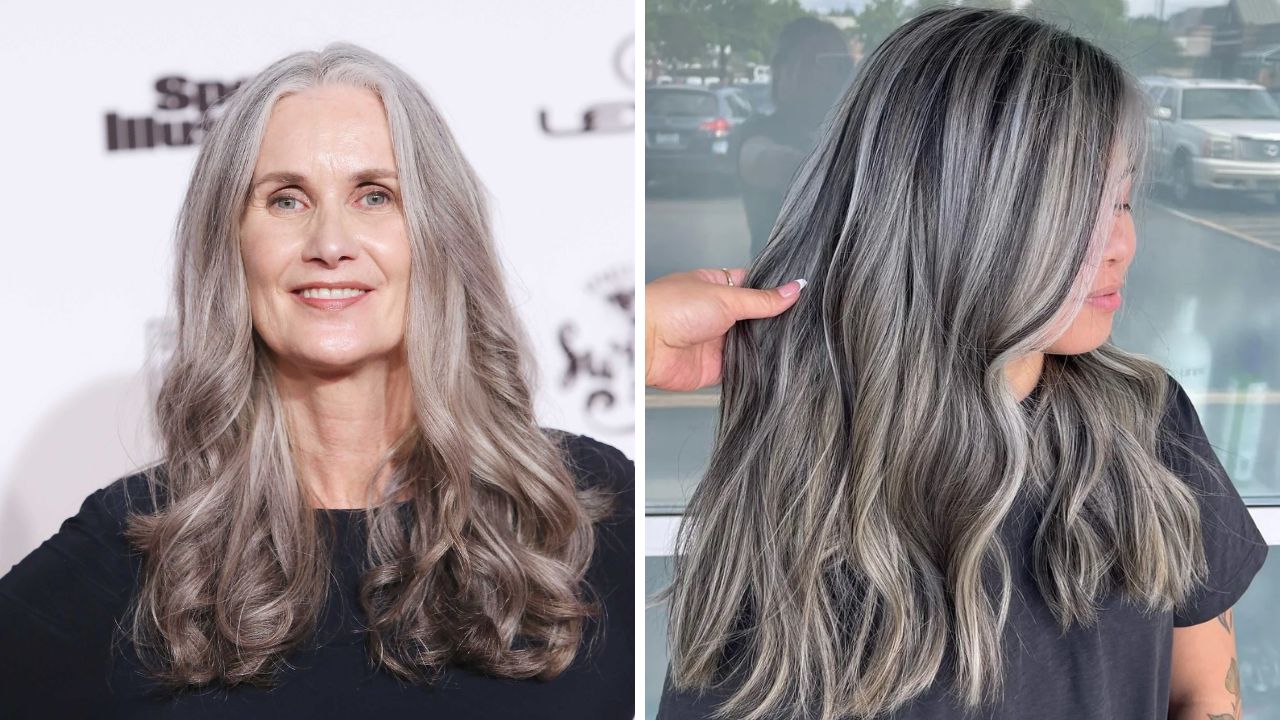 gray hair trend 2025