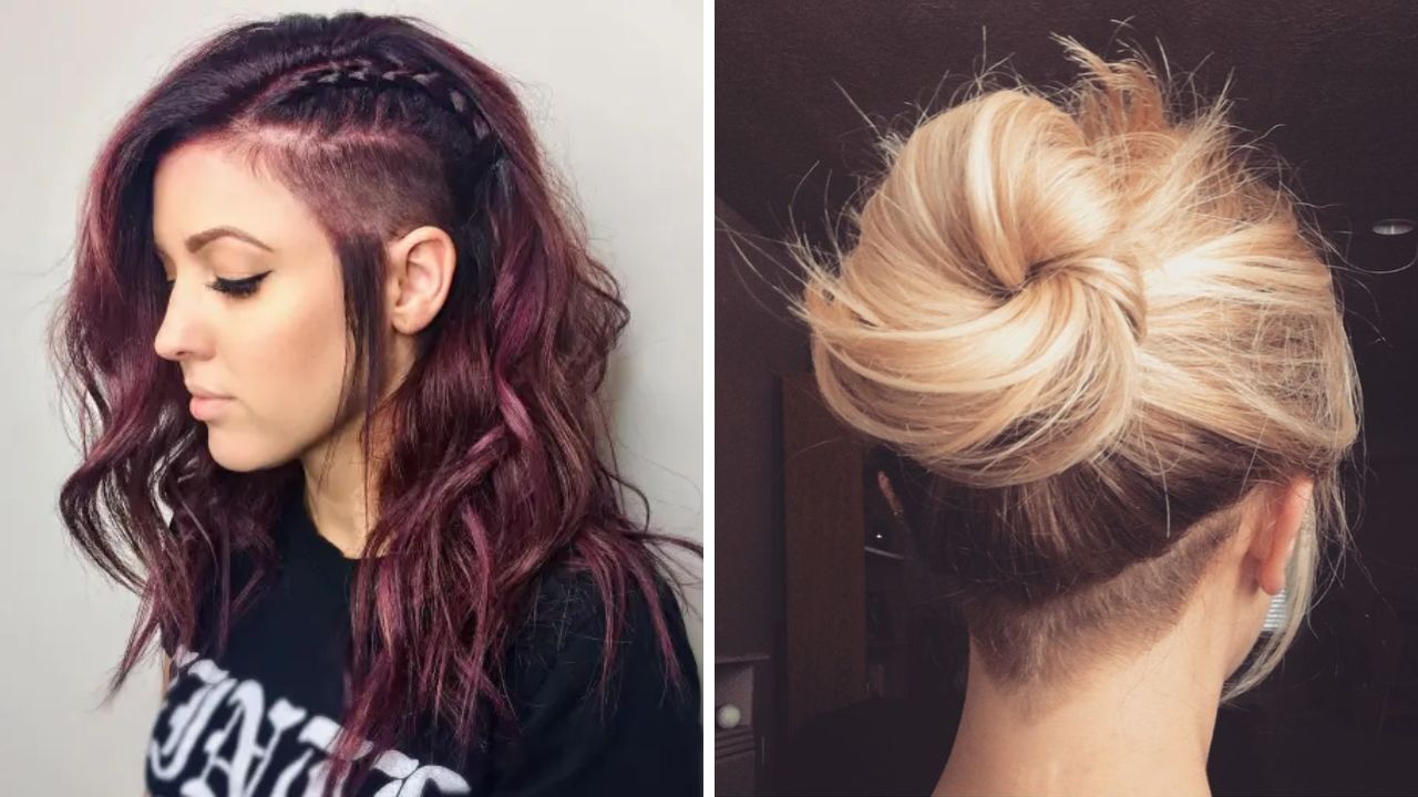 long layered undercut