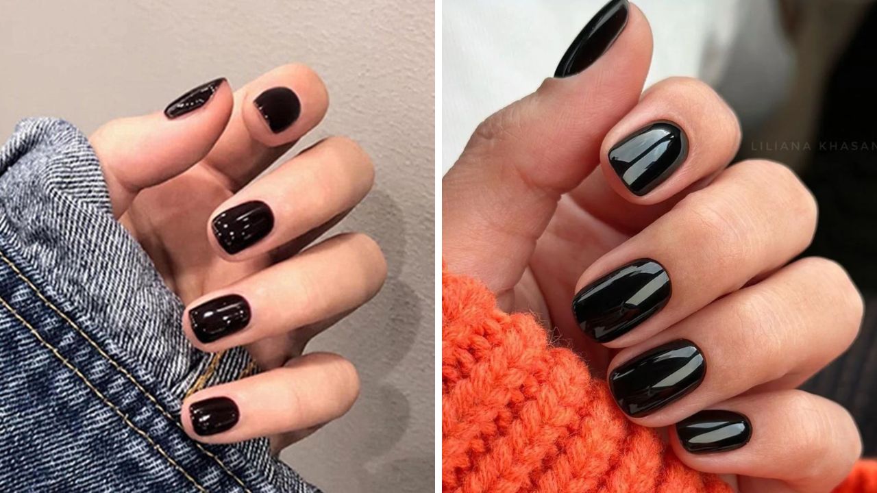 short black nails trend 2025