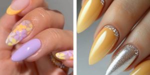 Yellow Spring Nails